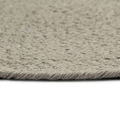 VIDAXL SCAMMATS 6 STS RUND 38 cm Baumwollschaltgrau
