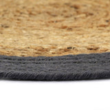 VIDAXL -Taschen 4 ST 38 cm Jute und Baumwolle und Anthrazit