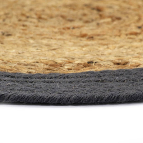 VIDAXL -Taschen 4 ST 38 cm Jute und Baumwolle und Anthrazit