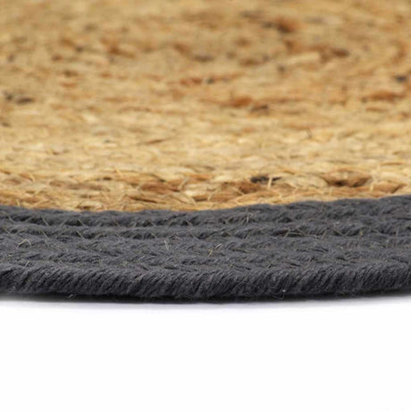 VIDAXL -Taschen 6 ST 38 cm Jute und Baumwolle und Anthrazit