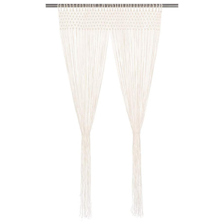 Vidaxl Vorhang Macramé 140x240 cm Baumwolle