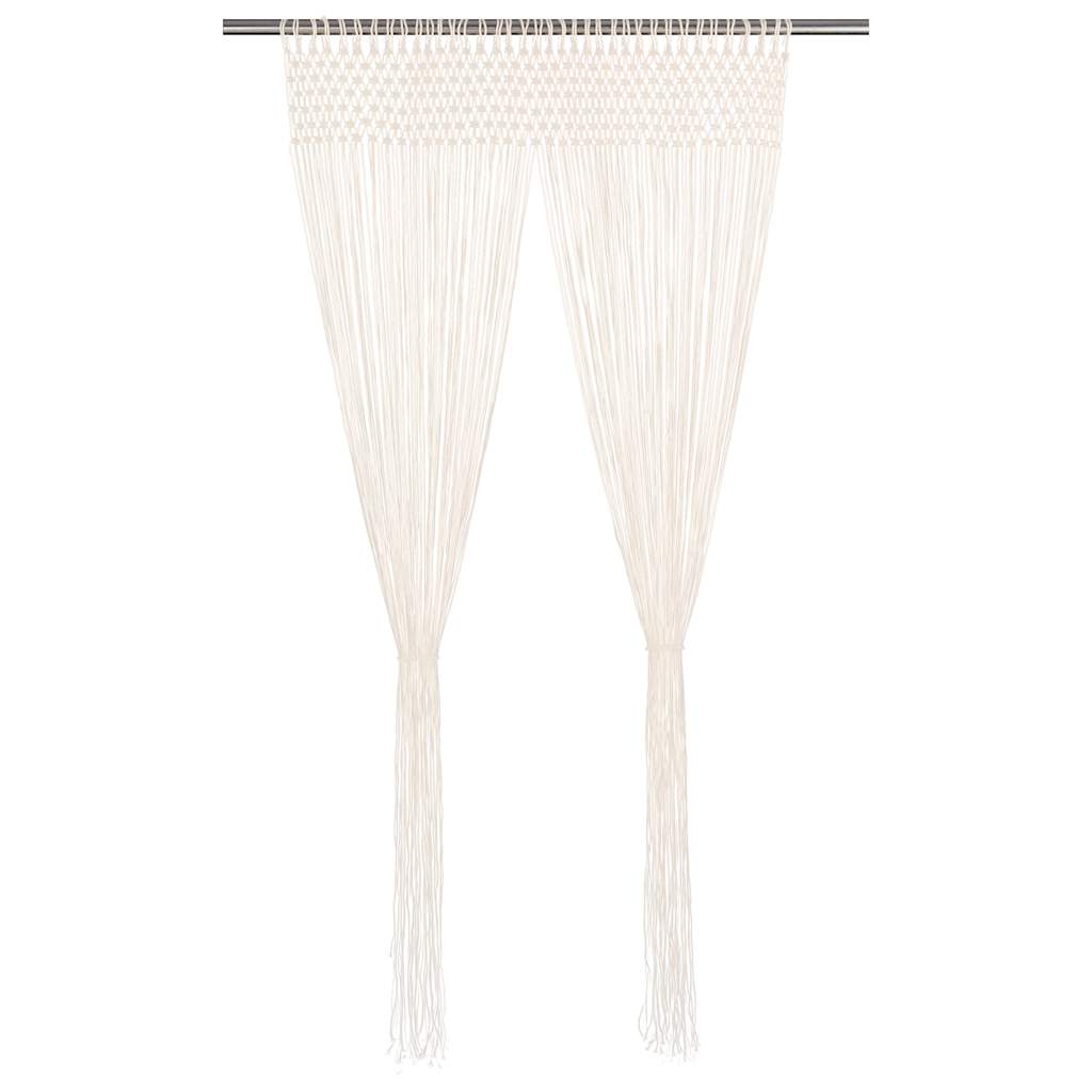 Vidaxl Vorhang Macramé 140x240 cm Baumwolle