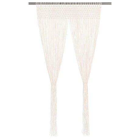 Vidaxl Vorhang Macramé 140x240 cm Baumwolle