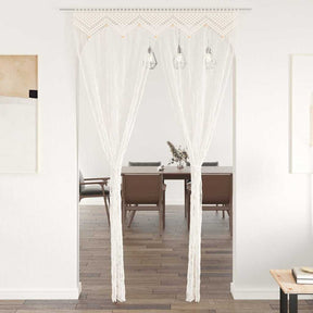 Vidaxl Vorhang Macramé 140x240 cm Baumwolle