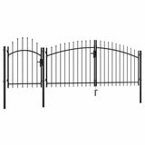 Vidaxl Port 1,5x4 m Stahlschwarz