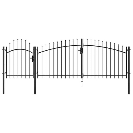 Vidaxl Port 1,5x4 m Stahlschwarz
