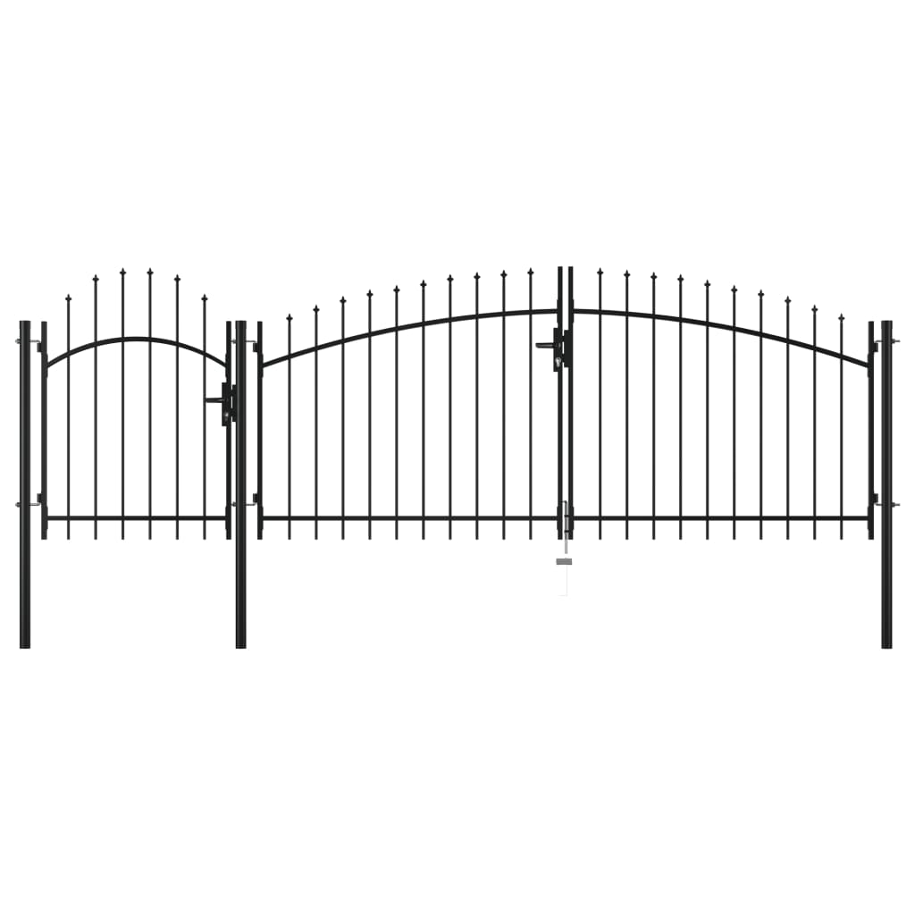 Vidaxl Port 2.25x4 m Stahlschwarz