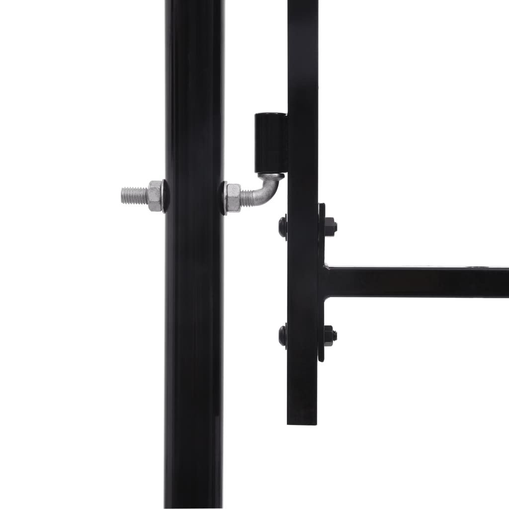 Vidaxl Port 2.45x4 m Stahlschwarz