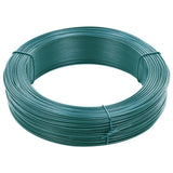 Vidaxl Hekbind -Gewinde 250 m 0,9 1,4 mm Stahl schwarzgrün
