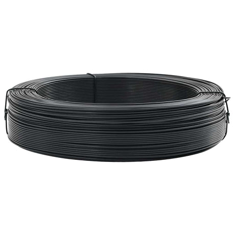 Vidaxl Hekbind -Gewinde 250 m 0,9 1,4 mm Stahlanthrazit