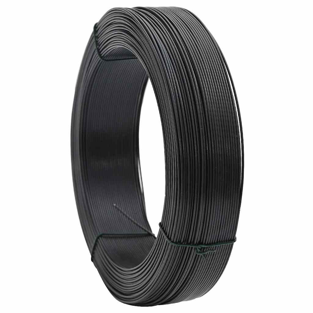 Vidaxl Hekbind -Gewinde 250 m 1,4 2 mm Stahlanthrazit