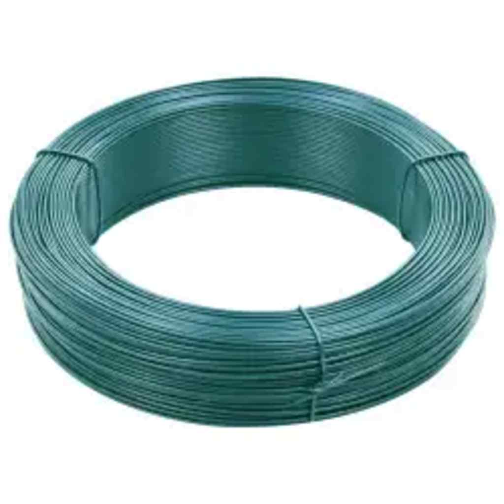 Vidaxl Hekbind -Gewinde 250 m 1,6 2,5 mm Stahl schwarzgrün