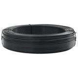 Vidaxl Hekbind -Gewinde 250 m 2,3 3,8 mm Stahlanthrazit