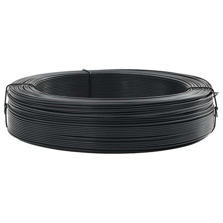 Vidaxl Hekbind -Gewinde 250 m 2,3 3,8 mm Stahlanthrazit