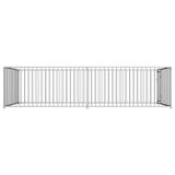 Vidaxl -Hundezwinger für Außen 200x400x100 cm