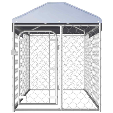 VIDAXL -Hundezwinger für außen mit Dach 200x100x125 cm