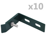Vidaxl Wall Corner Verbindung 10 setzt grün