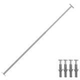 VIDAXL BARRIERRESTANG Einstellbar 710-1200 mm