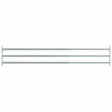 VIDAXL BARRIèresangen einstellbar 3 Stcs 710-1200 mm