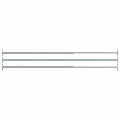VIDAXL BARRIèresangen einstellbar 3 Stcs 710-1200 mm