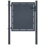 Vidaxxl Tor 100x100 cm Stahl Anthrazit