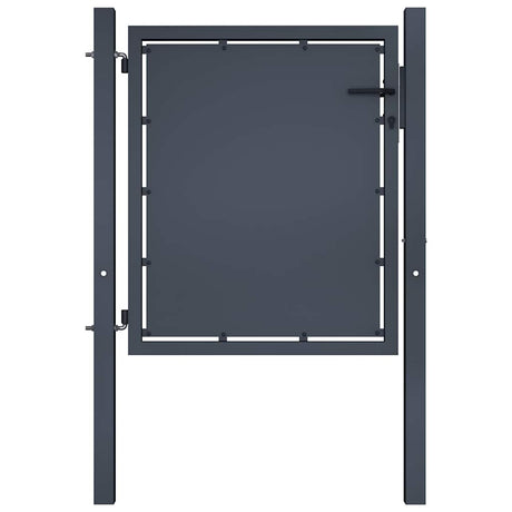 Vidaxxl Tor 100x100 cm Stahl Anthrazit