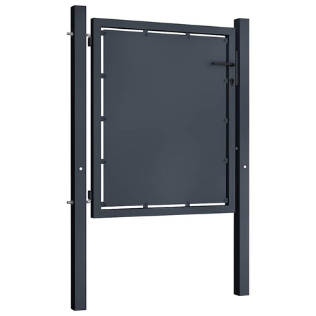 Vidaxxl Tor 100x100 cm Stahl Anthrazit