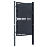Vidaxx Stahl-Gartentor 100x125 cm Anthrazit