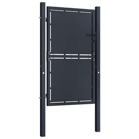 Vidaxx Stahl-Gartentor 100x125 cm Anthrazit