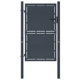 VidaXL Tor 100x150 cm Stahl Anthrazit