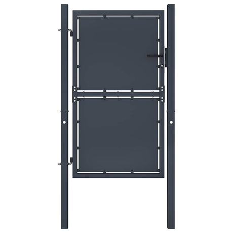 VidaXL Tor 100x150 cm Stahl Anthrazit