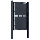 VidaXL Tor 100x175 cm Stahl Anthrazit