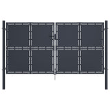 VidaXL Tor 300x150 cm Stahl Anthrazit