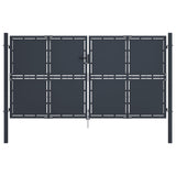 VidaXL Tor 300x175 cm Stahl Anthrazit
