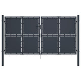 VidaXL Tor 300x200 cm Stahl Anthrazit