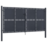 VidaXL Tor 300x200 cm Stahl Anthrazit