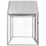 Vidaxl Chicken Run 2x1x1,5 m verzinkter Stahl