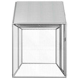 Vidaxl Chicken Run 2x1x1,5 m verzinkter Stahl