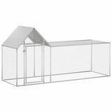 Vidaxl Chicken Run 3x1x1,5 m verzinkter Stahl