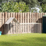 Vidaxl Chicken Run 3x1x1,5 m verzinkter Stahl