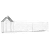 Vidaxl Chicken Run 5x1x1,5 m verzinkter Stahl