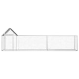 Vidaxl Chicken Run 5x1x1,5 m verzinkter Stahl