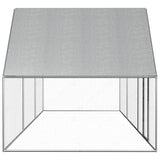 Vidaxl Chicken Run 6x2x2 m verzinkter Stahl