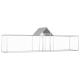 Vidaxl Chicken Run 5x1x1,5 m verzinkter Stahl
