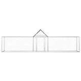 Vidaxl Chicken Run 5x1x1,5 m verzinkter Stahl