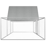 Vidaxl Chicken Run 6x2x2 m verzinkter Stahl