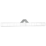 Vidaxl Chicken Run 14x2x2 m verzinkter Stahl