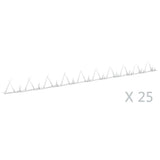 Vidaxl -Wandspikes 25 Stcs 1 m Stahl