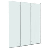 VIDAXL -Duschgehäuse 3 Panels 130x138 cm ESG