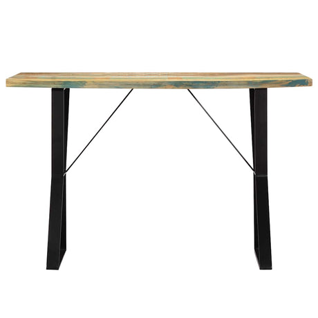 Vidaxl eettafel 120x60x76 cm massief gerecycled hout